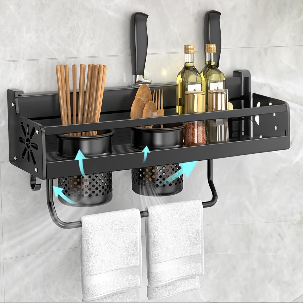 OrganizePro Wall-Mounted & Camping Kitchen Rack