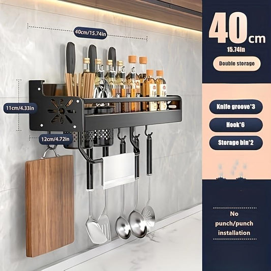 OrganizePro Wall-Mounted & Camping Kitchen Rack