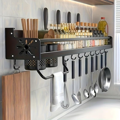 OrganizePro Wall-Mounted & Camping Kitchen Rack
